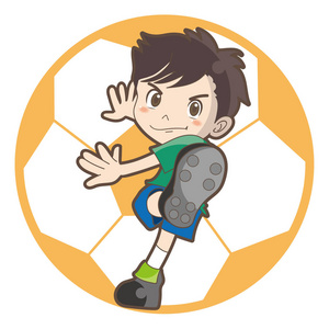 快乐足球漫画图图片