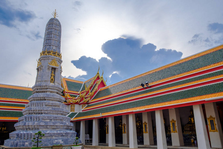 佛寺是复杂在曼谷，泰国的佛教寺院