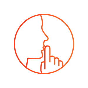 保持图标保持沉默图标照片