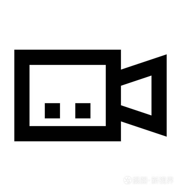 摄像机矢量图标