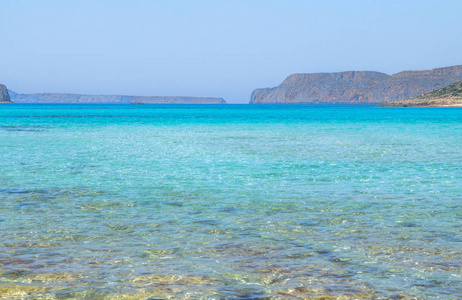 balos 海滩在克里特岛，希腊