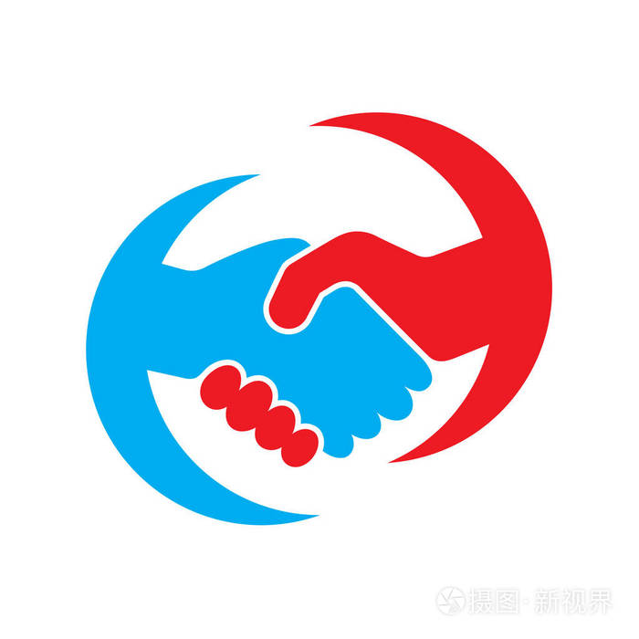 握手图标矢量图