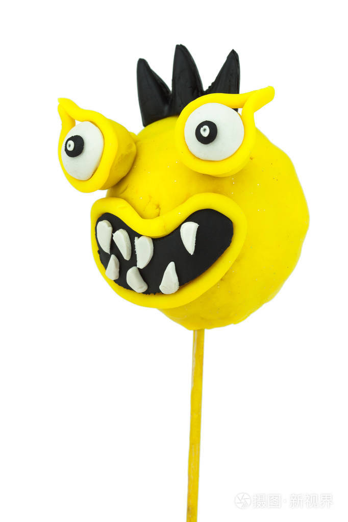 橡皮泥滑稽棒糖怪物