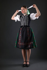 斯洛伐克的民间传说。传统服饰