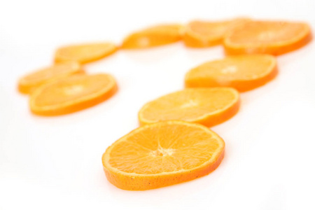 成熟的橘子和柑橘是健康的饮食