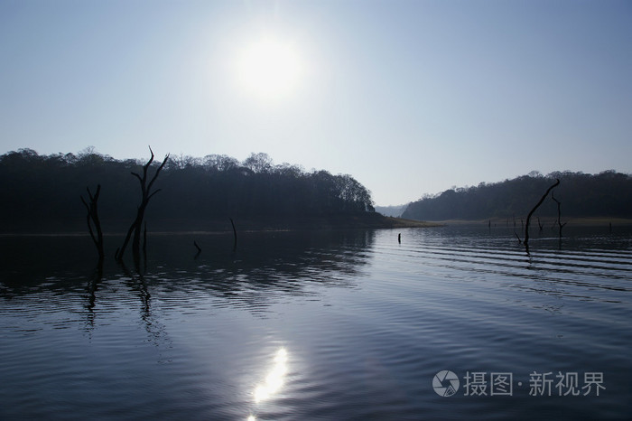 湖 佩里亚尔国家公园 喀拉拉邦 印度