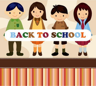 学生卡卡通学生卡回学校照片