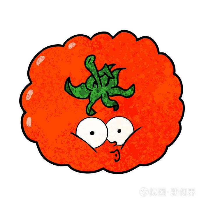 矢量图的卡通番茄