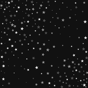 随机下落星的随机下落星在黑色背景下的奇异矢量散射模式