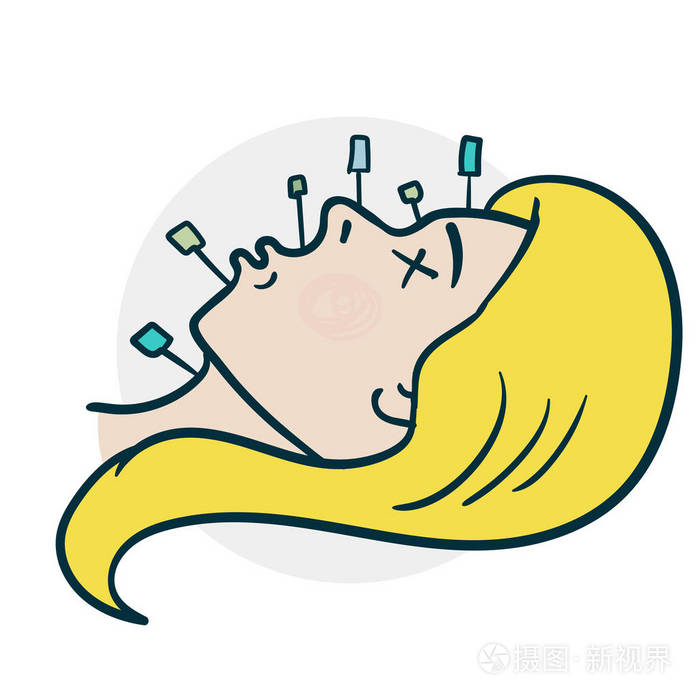 针刺手法对面部漫画风格的影响