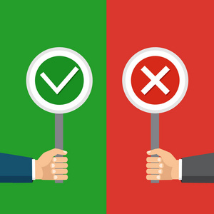 选择的概念, 正确的选择和照片