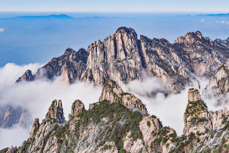 黄山国家公园山峰