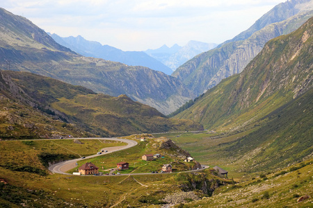 欧洲瑞士阿尔卑斯山风景图片