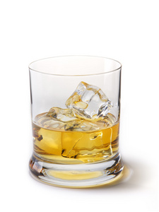黄金威士忌与上一个白色的冰多维数据集