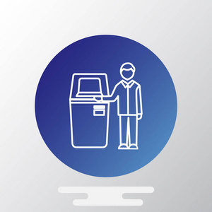 自助服务终端图标照片