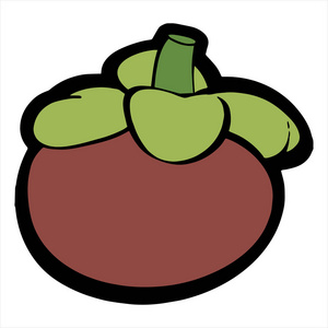 骄傲的山竹字符卡通风格有想法山竹字符卡通风格山竹果可爱卡通连接点