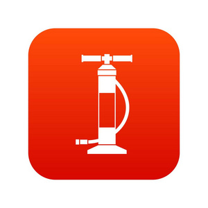 手动气泵图标数字红色