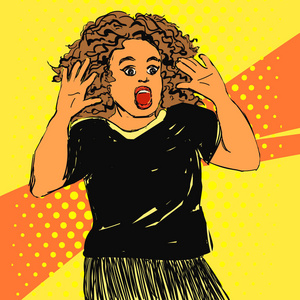 呐喊海报图片-呐喊海报素材-呐喊海报插画-摄图新视界