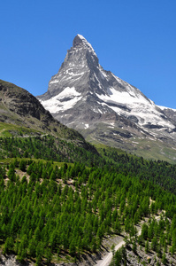 马特洪峰瑞士的阿尔卑斯山