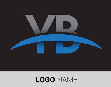 初始字母yb 字母徽标, 您的企业和公司的初始徽标标识照片