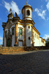 巴西米纳斯吉拉斯前奥罗教堂