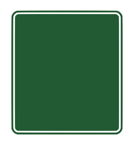 矩形的交通标志空白绿色交通标志照片