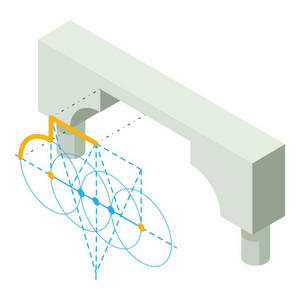 拱面图标, 等距3d 样式