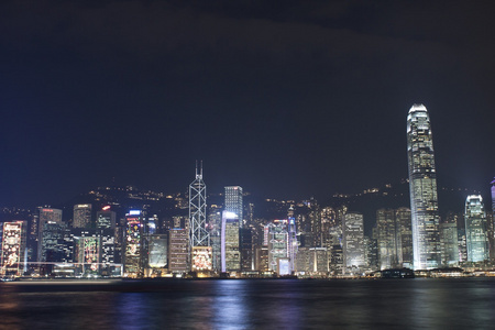 在圣诞节香港夜景图片