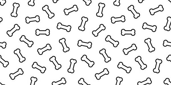 小狗图标骨狗骨斗牛犬无缝模式小狗矢量图标背景白壁纸照片