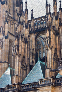 圣圣维特大教堂。布拉格, 捷克共和国