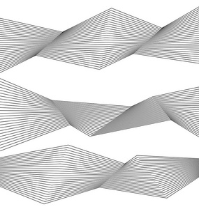 piligonal设计元素 piligonal 多条平行线波浪 form17照片