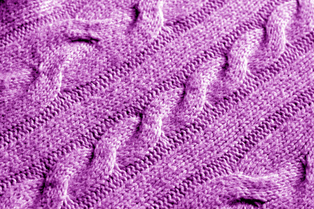 紫色针织图案