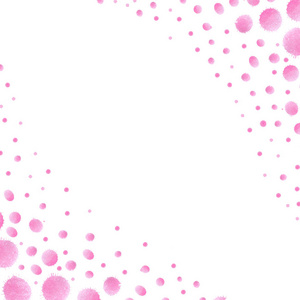 粉红色水彩背景与复制空间