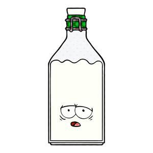 卡通旧奶瓶