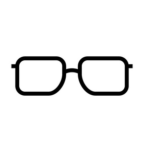 眼镜矢量图标