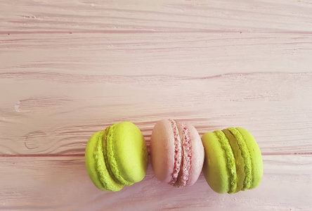 macaron 粉红色木制的