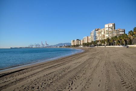 malaguetta 海滩与建筑物