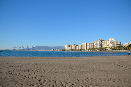 malaguetta 海滩与建筑物