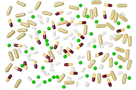 背景与各式各样的药物
