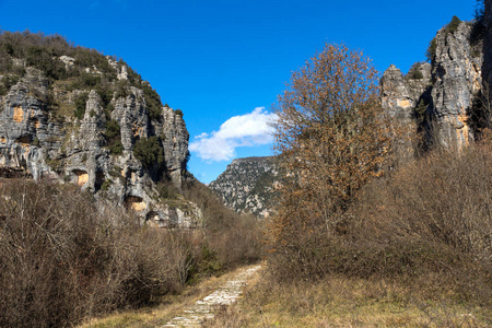 Vikos 峡谷和 Pindus 山脉的惊人景观, Zagori, 鲁斯, 希腊