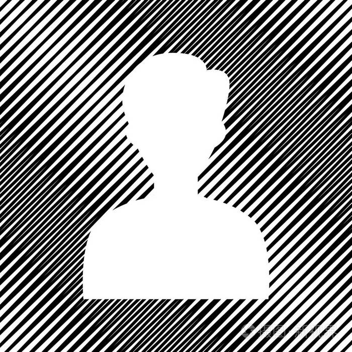 匿名标志.矢量.图标.孔在