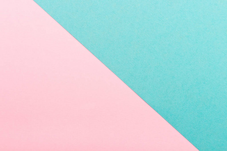 粉红色和绿松石彩色纸纹理背景.趋势颜色照片