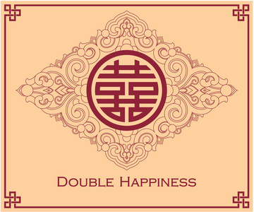 双狼头符号双喜符号设计照片