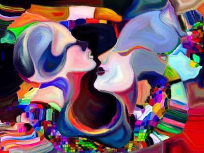 我们的灵魂支离破碎的融合照片