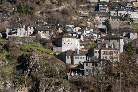 Kipoi, Zagori, 鲁斯, 希腊的全景图