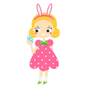 白色兔子套装. 有趣的头倒挂着. 眼睛牙齿大长耳朵.