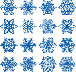 雪对称性矢量雪花照片