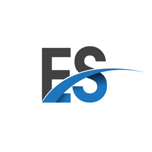 es 字母徽标, 您的企业和公司的初始徽标标识照片