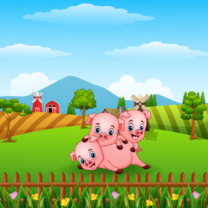 风车猪图片-风车猪素材-风车猪插画-摄图新视界
