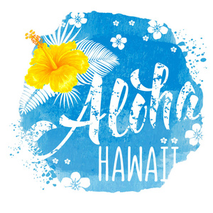 Aloha 夏威夷刻字